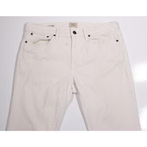 J. Crew 484 Stretch Cream 5 Pocket Jeans Pants Stretch 32x30